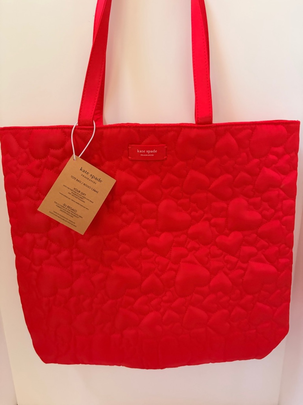 kate spade Red Quilted Heart Tote